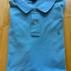 Polo Ralph Lauren Blue Polo Shirt XL Classic Fit Short Sleeve Logo